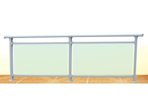 小區(qū)鋅鋼陽臺護欄